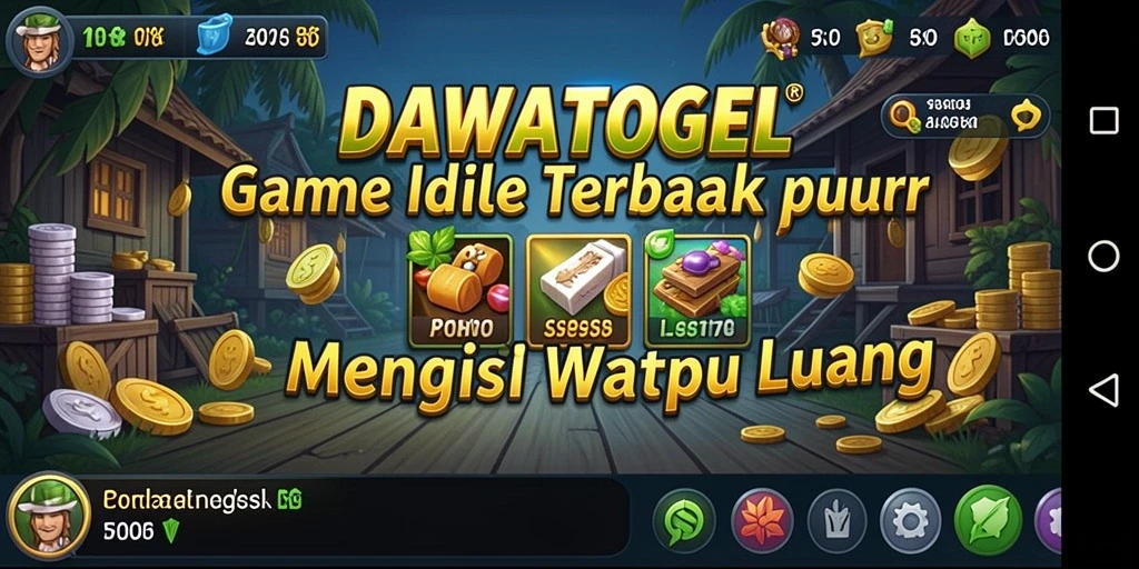 Tampilan gameplay DAWATOGEL yang mengasyikkan dengan karakter-karakter unik.