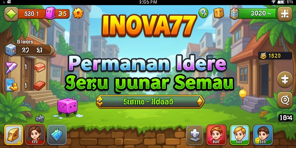 Gameplay seru INOVA77 dalam mode Idle yang menarik.