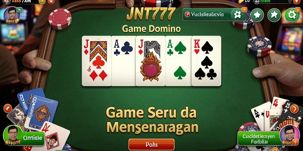 Tampilan gameplay JNT777 yang seru dan mendebarkan.