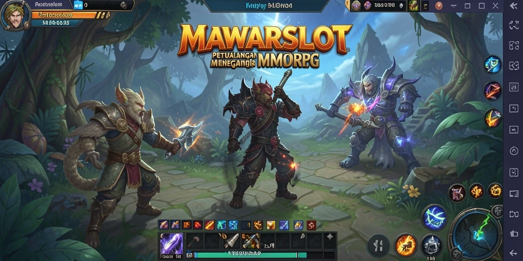Tampilan gameplay MAWARSLOT yang mendebarkan dan penuh aksi.