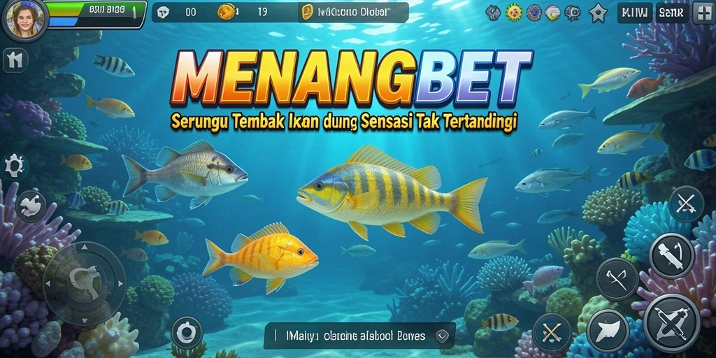 Tampilkan gameplay menarik dari MENANGBET saat menembak ikan.
