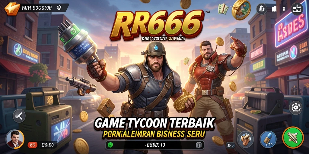 Screenshot gameplay menunjukkan dinamika pengelolaan bisnis yang menarik.